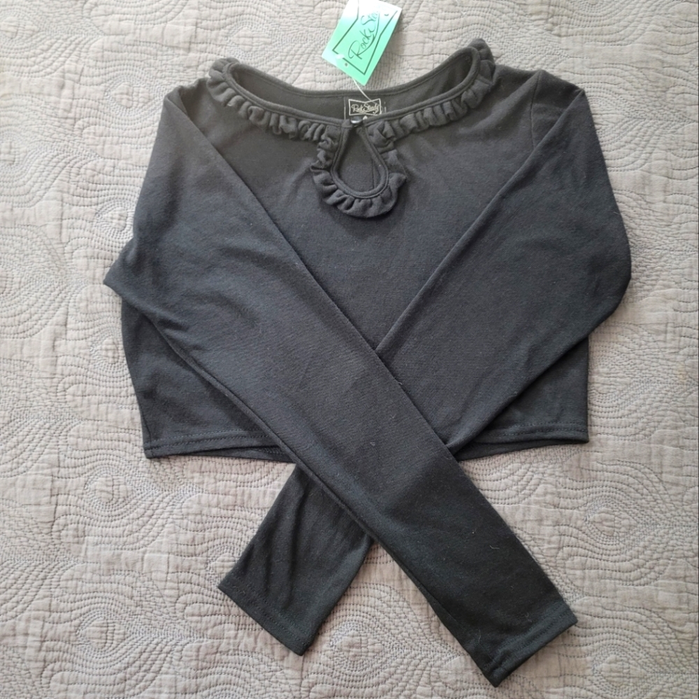 NWT L Rock Steady Crop Sweater